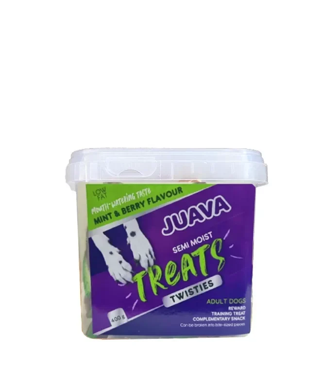 Juava Semi Moist Treats Mint and Berry 400g 1 Juava Semi Moist Treats Mint and Berry 400g 1