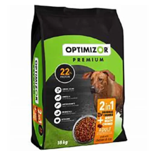 Optimizor Premium Adult 2in1 Moist Meaty Chunks 18kg 1