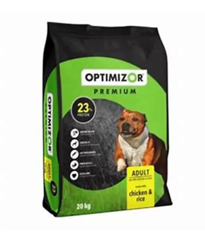 Optimizor Premium Adult Chicken And Rice 20kg 1 Optimizor Premium Adult Dog Food Chicken And Rice