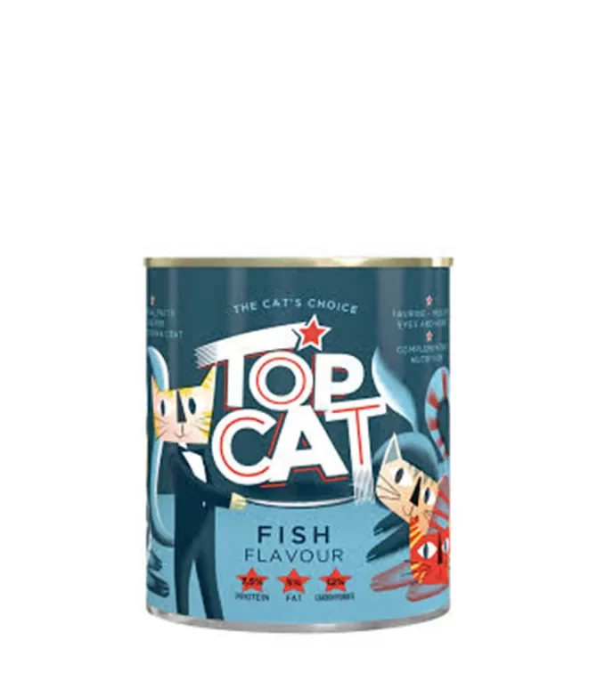 Top Cat Fish Flavoured Cat Food 425g 1 Top Cat Fish Flavoured Cat Food 425g 1