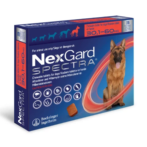 NexGard-SPECTRA--30,1---60kg- Nexgard Spectra X-Large Dog 30.1-60kg (3 Pack)