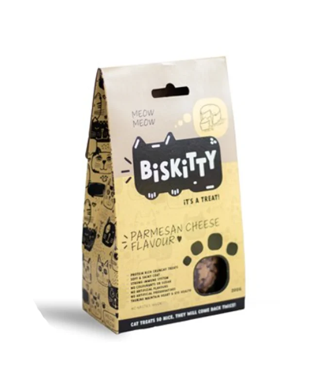Biskitty Parmesan Cheese Flavor Treats 200g
