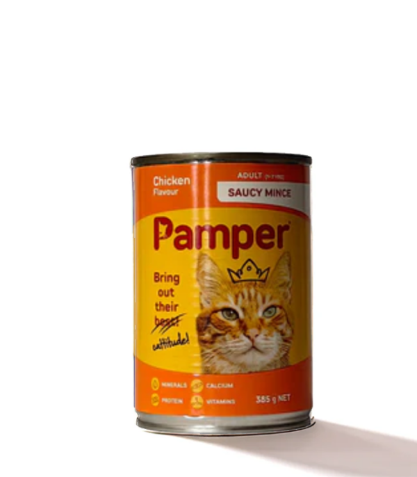 Pamper-Chicken-Mince Pamper Cat Can - Chicken Mince 385g