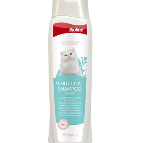Bioline - White Coat Shampoo for Cats 200ml