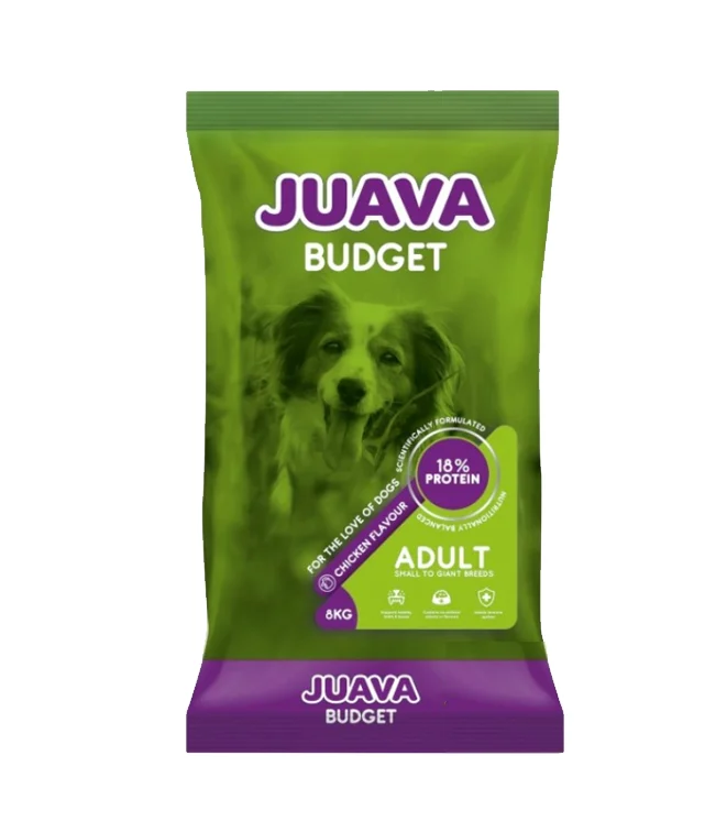 Juava-Budget-Adult-new-bag-8kg Juava Budget Adult Dog Food