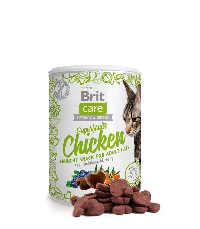 Brit-Care-Chicken-Can Brit Premium Care Superfruit Chicken Adult Cat Treats 100g