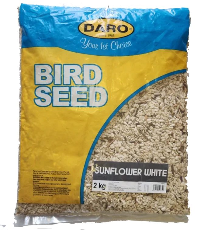 DaroSunflowerWht-3.png Daro White Sunflower Seed Bird Food 2kg