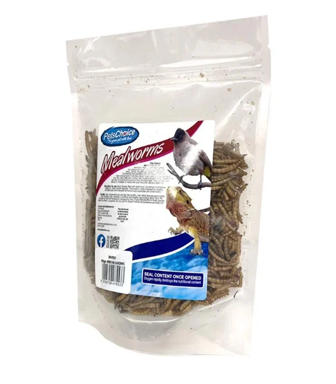 Pets Choice Dried Mealworms 100g
