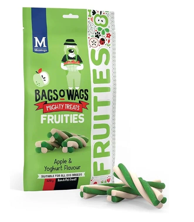 Montego-Bags-O-Wags-Fruities-Apple-Yoghurt-120g-1.jpg Montego-Bags-O-Wags-Fruities-Apple-Yoghurt