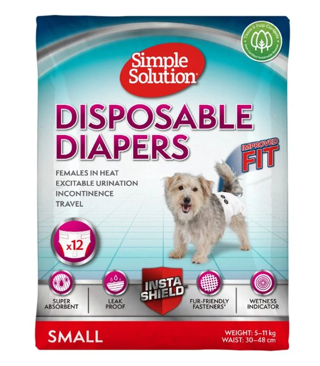 Simple Solution Disposable Diapers Small (12 Pack)