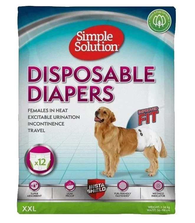 SS-Diapers-XtraLarge-1.jpg Simple Solution Disposable Diapers Xtra Large (12 Pack)