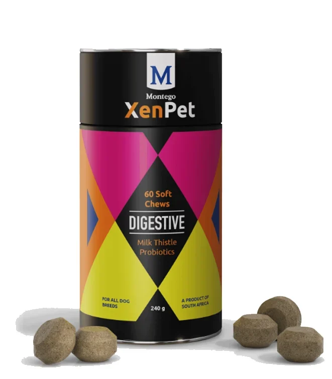 XenPetDigestive.png Montego XenPet Digestive Soft Chews Dog Supplements 240g