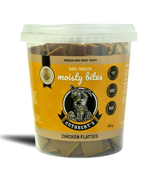 Cuthbert's-Chicken-Flatties-500g Cuthbert's S/Moist Chicken Flatties 500g Tub