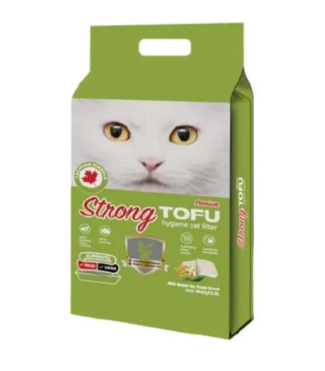 Tofu-Green-Tea Pets Choice Strong Tofu Cat Litter – Green Tea Scented 2.5kg