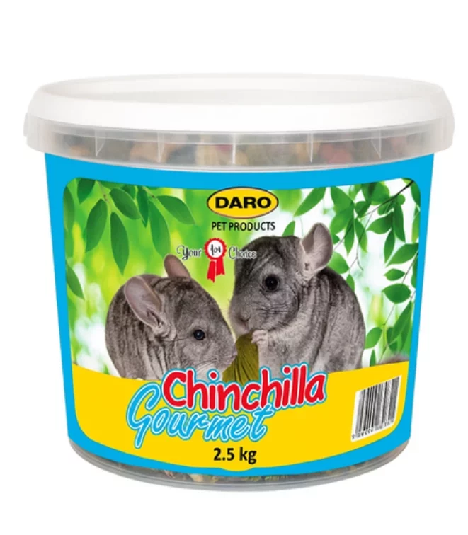 CHINCHILLA-GOURMET-BUCKET-2.5KG--R169 Chinchilla Gourmet Food 2.5kg Bucket