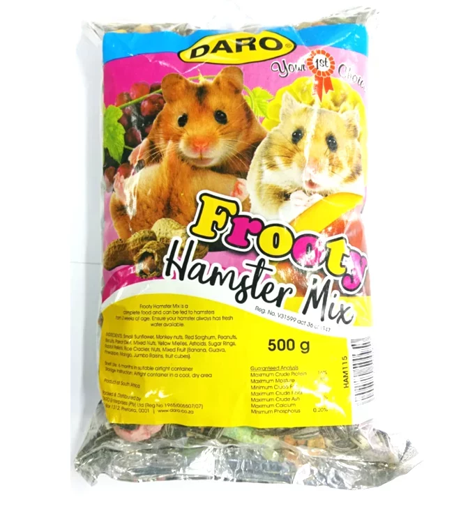 Treats-Hamster-Frooty-Mix-500g-R49 Fruity Hamster Mix 500g