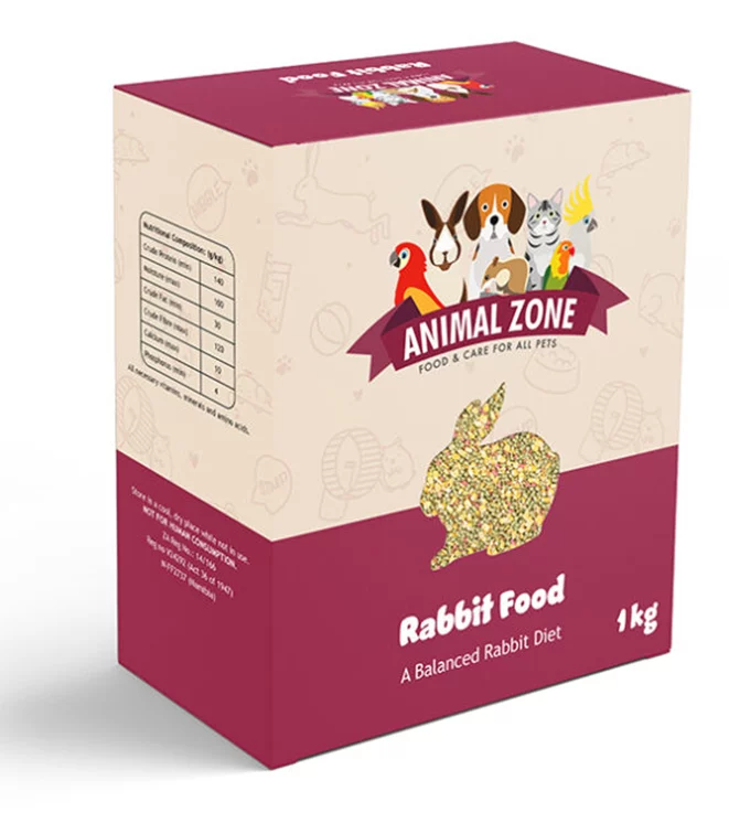 Animal Zone Rabbit Food 1kg Box