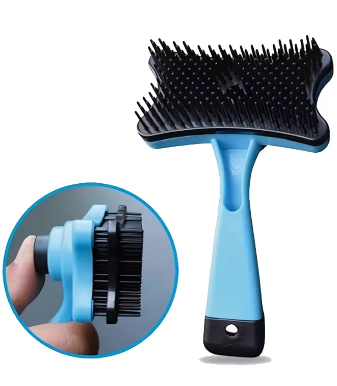 MPF Pet Comb with Self Cleaning